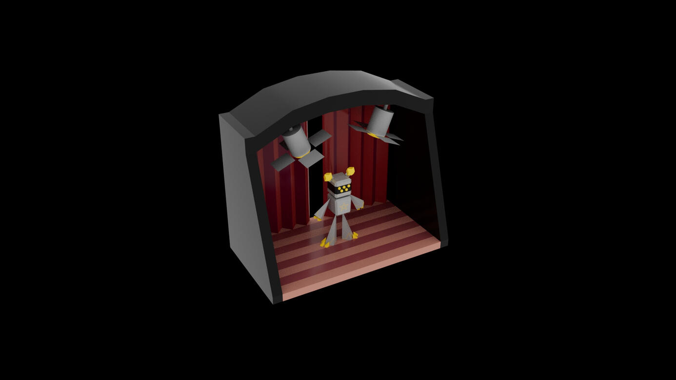 Robot Stage (Maya, July 9)