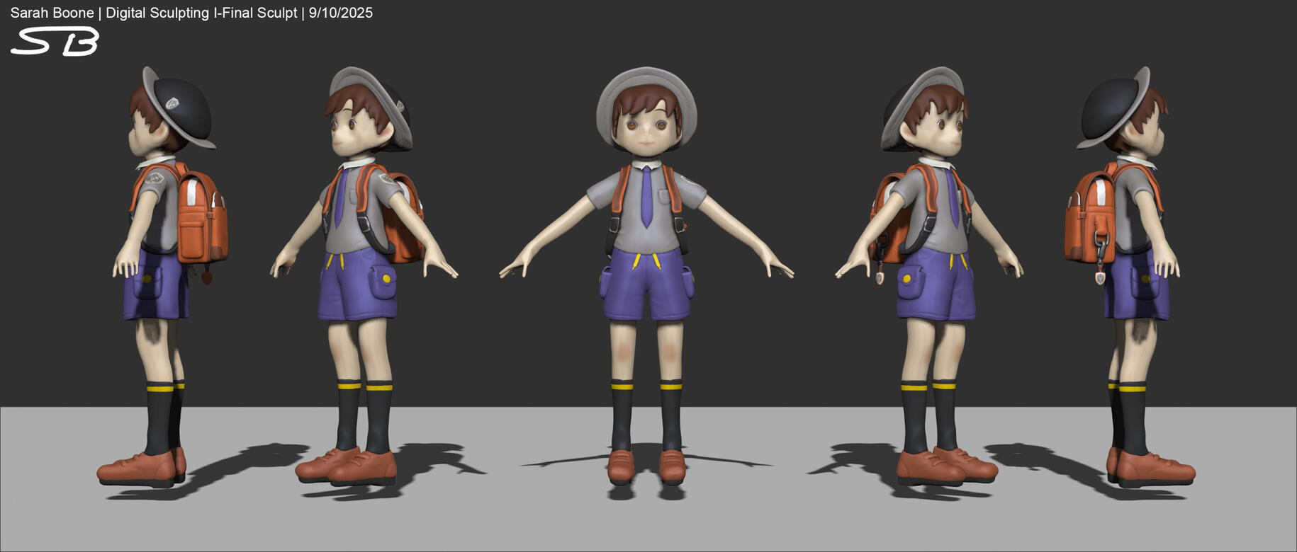 Pokémon S&amp;V: Florian (ZBrush, September 10)