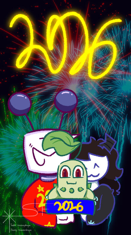 2026!!1! (Procreate, December 31)
