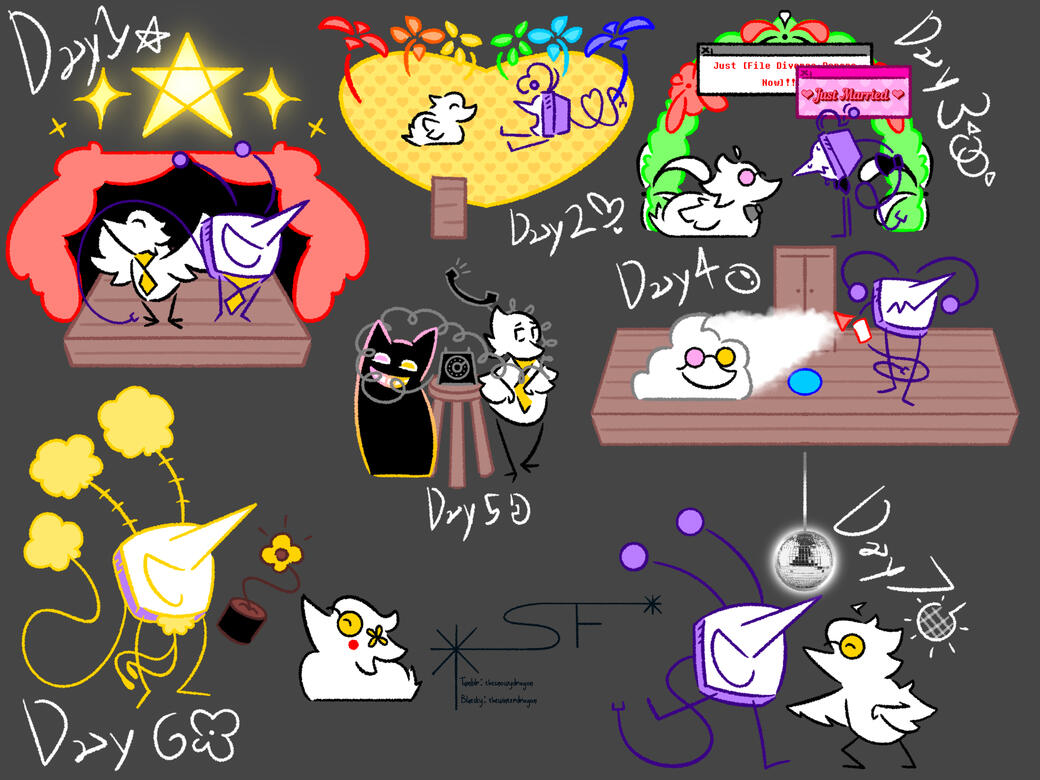 Spamtenna Week (Procreate, October 4)