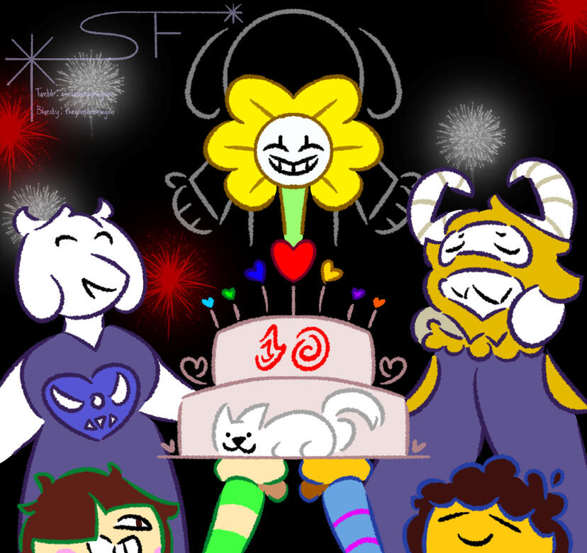 UT 10th Anniversary (Procreate, September 15)