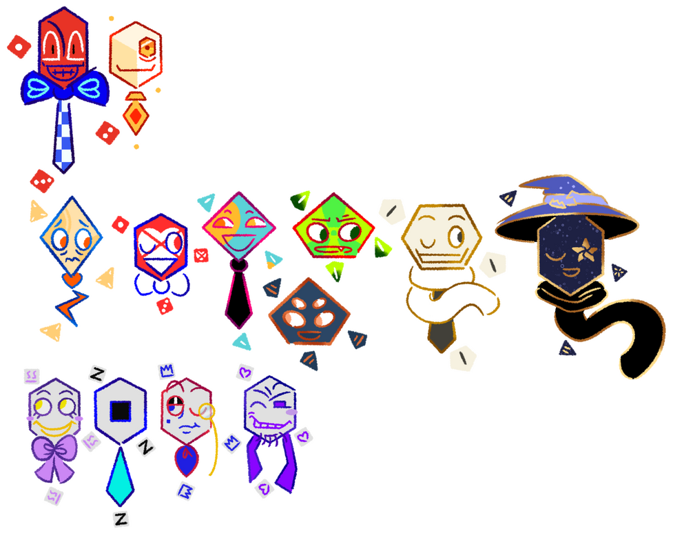 Dice Gallery (Procreate, July 20)