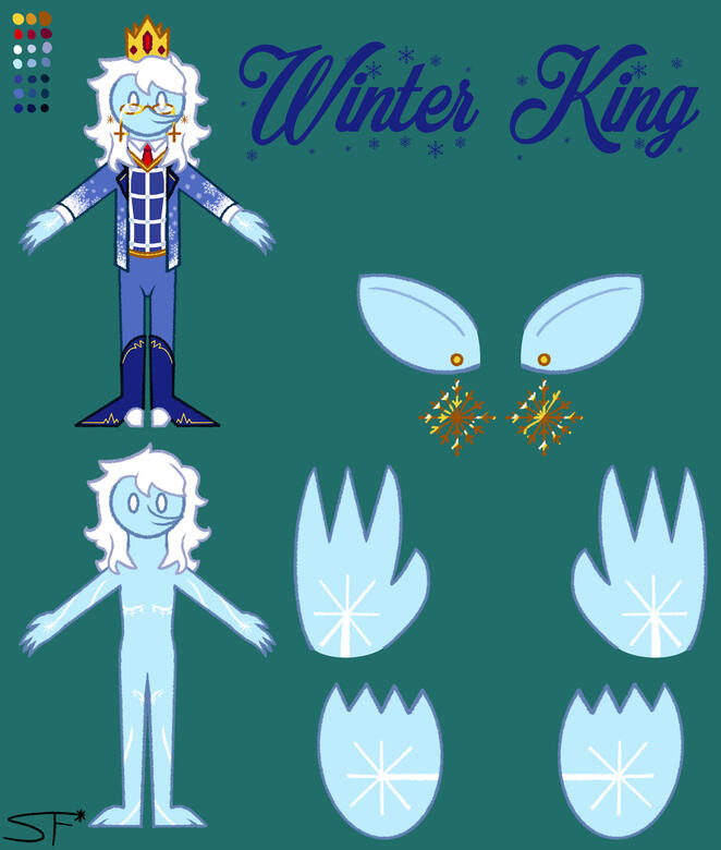 Winter King Redesign (Procreate, November 21)