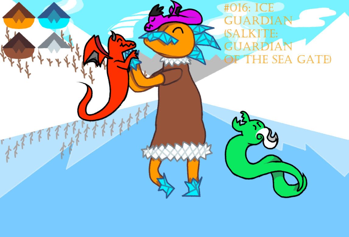 #016 - Ice Guardian (Krita, May 31)