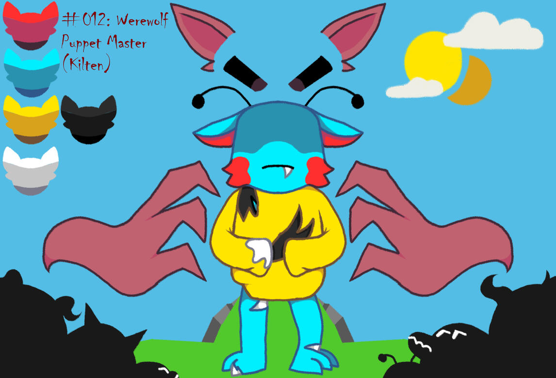 #012 - Werewolf Puppet Master (Krita, January 25)