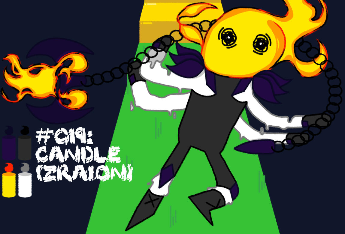 #019 - Candle (Krita, September 16)