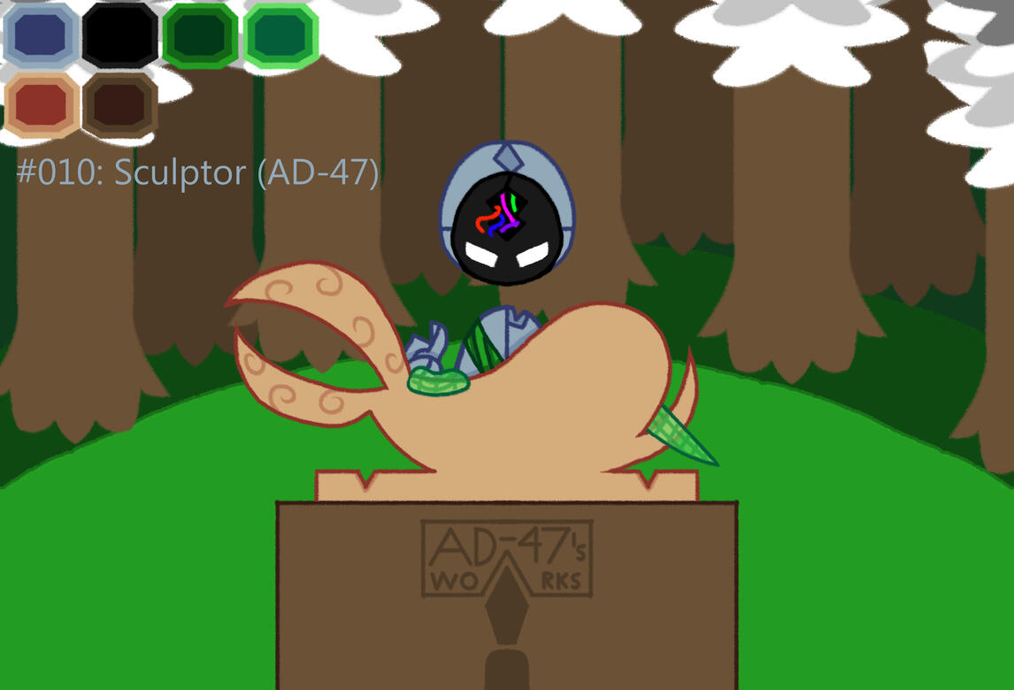 #010 - Sculptor (Krita, January 9)