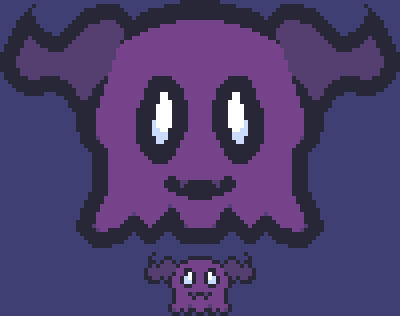 Horned Ghost (Aseprite, May 20)