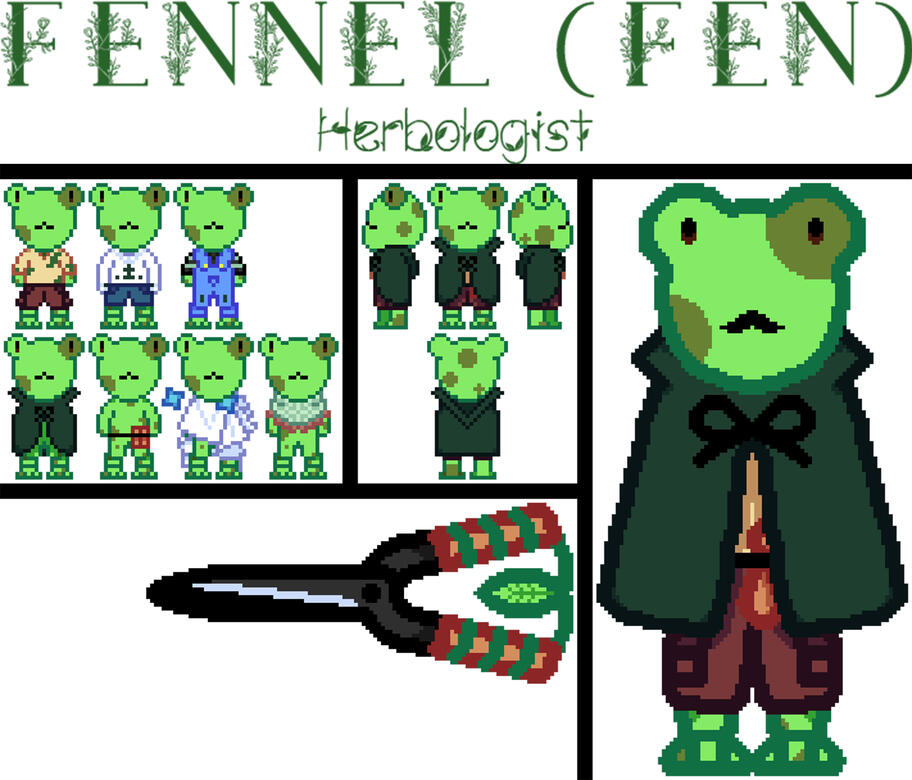 Fennel (Fen) Ref (Aseprite, December 6)