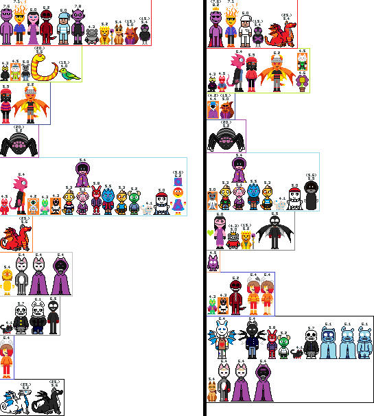 Characters (MS Paint, 2021)