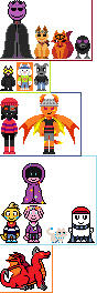 Improved Character Sprites (MS Paint, Febuary 17)