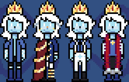 Winter King Dress-up (Aseprite, January 23)