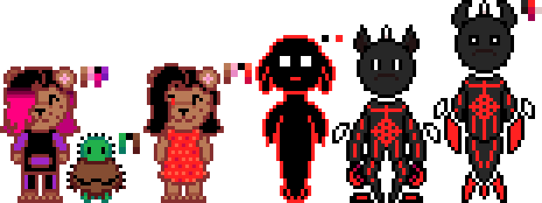 Z-350 and Related Sprites (Aseprite, May 20)