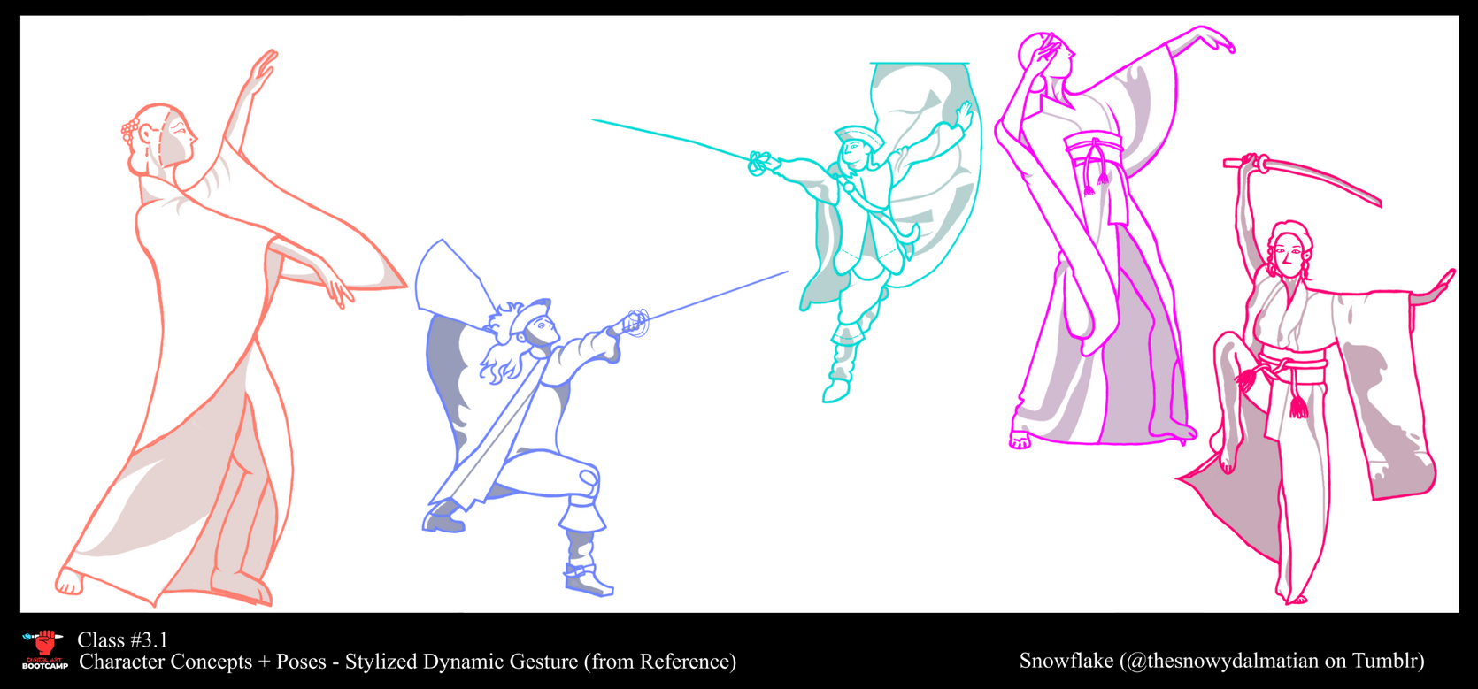 RossDraws Stylized Dynamic Gesture (From Reference) (Krita, 2022)