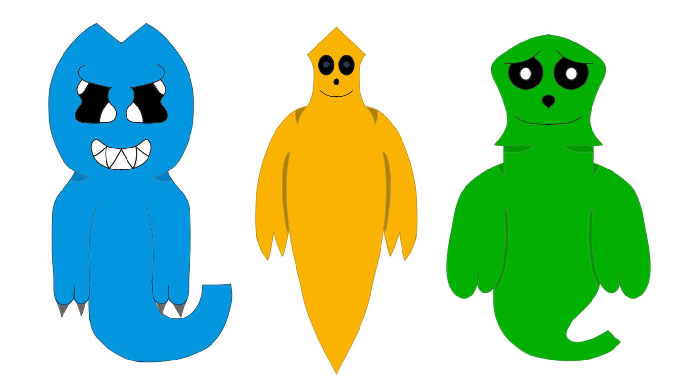 Catty, Katte, & Gran (Alien Bonds) (Sketchbook Pro, 2019)