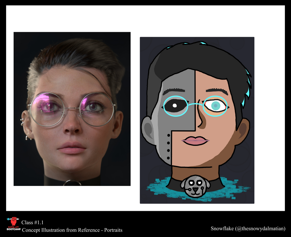 RossDraws Portraits (Krita, 2021)