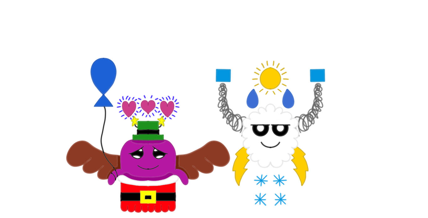 Holiy & Wheay (Alien Bonds) (Sketchbook Pro, 2019)