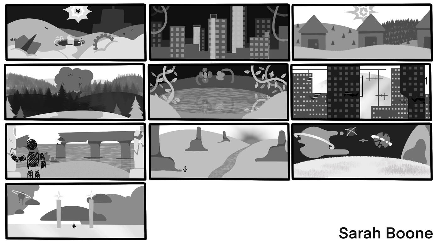 Atmospheric Perspective (Procreate, January 25)